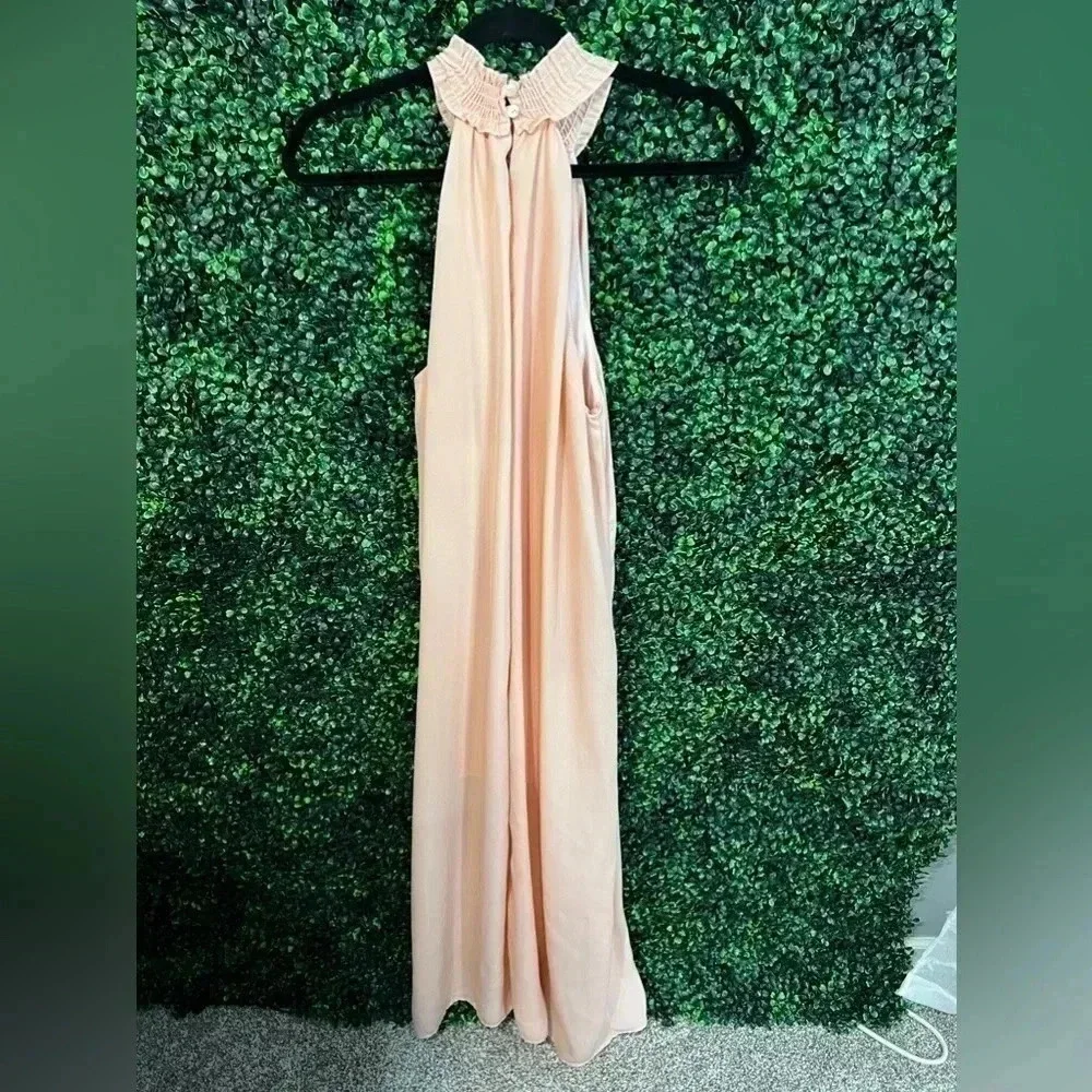 Pink Lily ALady Like You Maxi Dress Peach - Medium - Picture 6 of 8